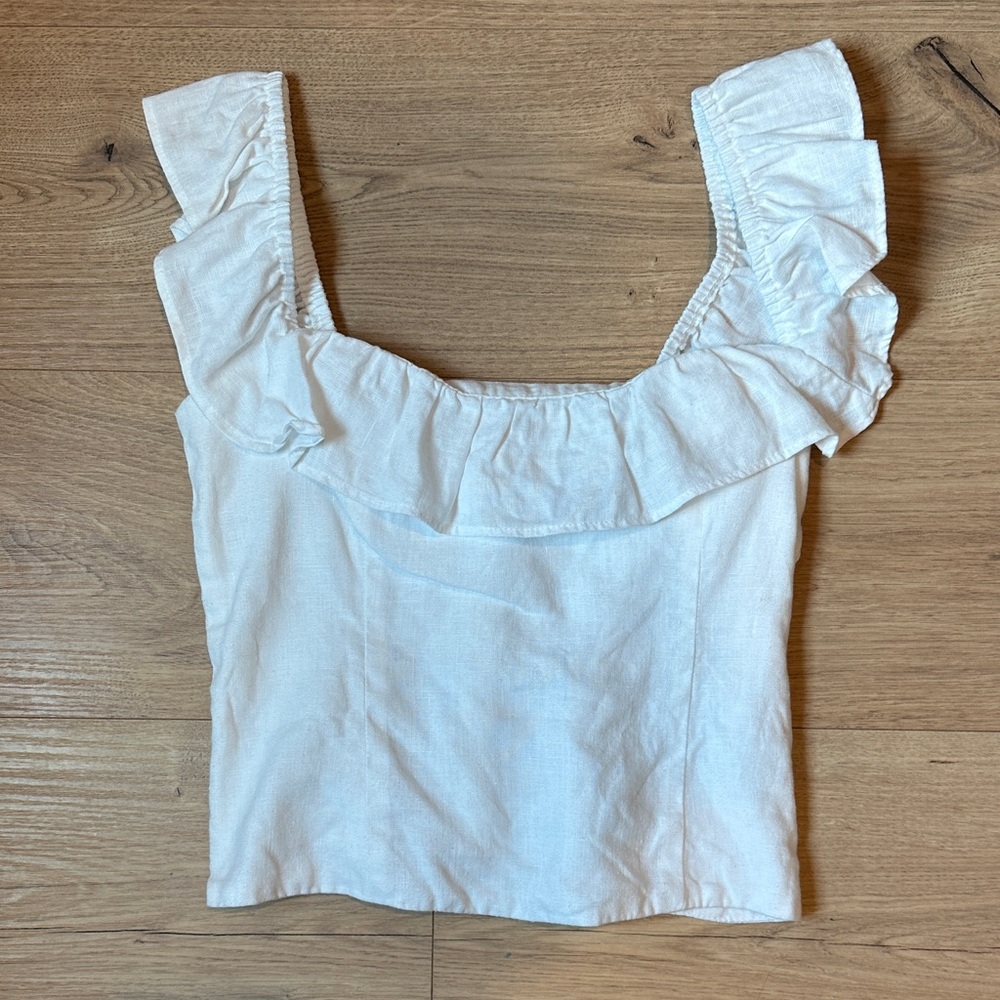Reformation Linen Top